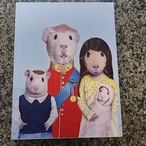 Canvas guinea pig family photo